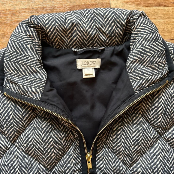 J CREW Printed Quilted Puffer Vest XS - Picture 5 of 8